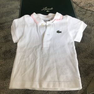 Lacoste ๐ baby shirt with box